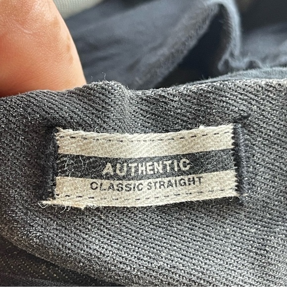 NEW JHON VARVATOS USA Classic Straight Grey Jeans Men Size 38 - Picture 12 of 14